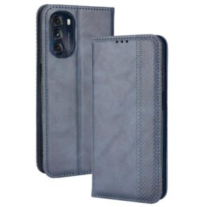 For Motorola Moto G 5G 2022 Magnetic Buckle Retro Texture Leather Phone Case(Blue) (OEM)
