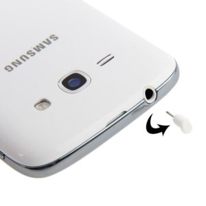 10 PCS Earphone Jack Plug Anti-dust Stopper / BisonFone, For Galaxy S IV / i9500 / i9300 / N7100 / HTC One M8(White) (OEM)
