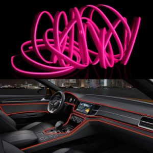 4m Cold Light Flexible LED Strip Light For Car Decoration(Pink Light) (OEM)