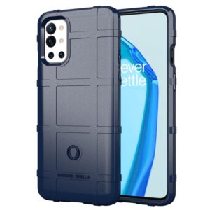 For OnePlus 9R Shockproof Shield Full Coverage Silicone Case(Blue) (OEM)