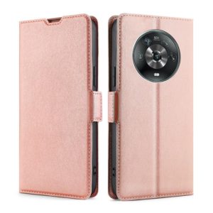 For Honor Magic4 Ultra-thin Voltage Side Buckle Flip Leather Case(Rose Gold) (OEM)