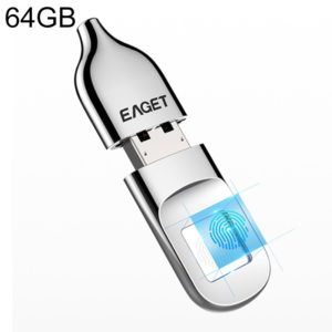 EAGET FU5 64G USB 2.0 Interface Metal Flash U Disk with Fingerprint Identification (EAGET) (OEM)