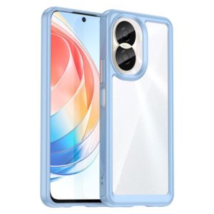 For Honor X40i Colorful Series Acrylic + TPU Phone Case(Blue) (OEM)