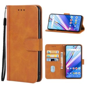 For BLU G91 Pro Leather Phone Case(Brown) (OEM)