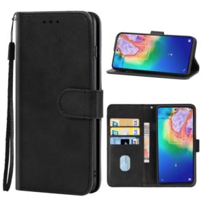 Leather Phone Case For TCL 20 5G(Black) (OEM)