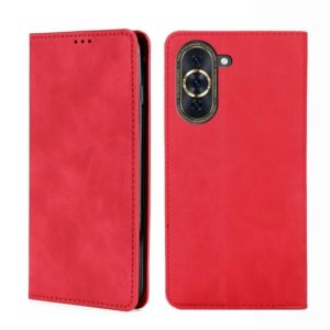 For Huawei nova 10 Pro Skin Feel Magnetic Horizontal Flip Leather Phone Case(Red) (OEM)
