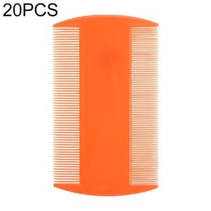 4pcs Pet Comb Double-Sided Comb Dog Cleaning Supplies Cat Comb Pet Grooming Supplies(Orange) (OEM)