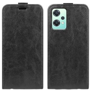 For OnePlus Nord CE 2 Lite 5G R64 Texture Vertical Flip Leather Phone Case(Black) (OEM)