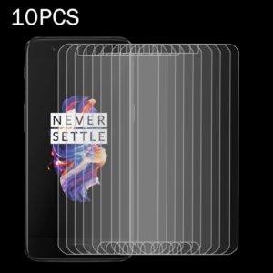 10 PCS for Oneplus 5 0.3mm 9H Surface Hardness 2.5D Explosion-proof Non-full Screen Tempered Glass Screen Film (OEM)