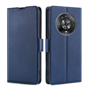 For Honor Magic4 Ultra-thin Voltage Side Buckle Flip Leather Case(Blue) (OEM)