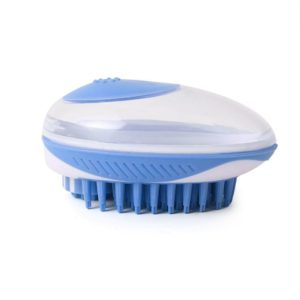 Pet Bath Brush Dog Massage Cleaning And Beauty Products(Blue) (OEM)