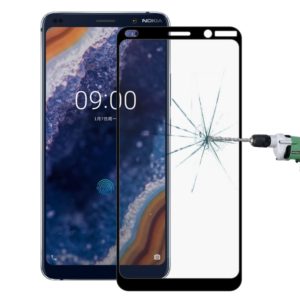 9H 9D Full Screen Tempered Glass Screen Protector for Nokia 9(Black) (OEM)