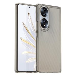 For Honor 70 5G Candy Series TPU Phone Case(Transparent Grey) (OEM)