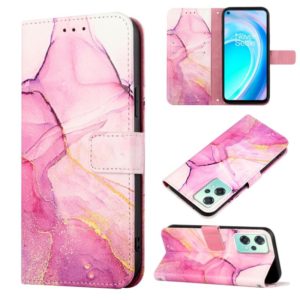 For OnePlus Nord CE 2 Lite 5G Marble Pattern Flip Leather Phone Case(Pink Purple Gold LS001) (OEM)