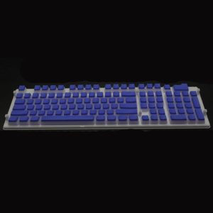 Pudding Double-layer Two-color 108-key Mechanical Translucent Keycap(Dark Blue) (OEM)