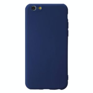 For iPhone 6 Shockproof Frosted TPU Protective Case(Dark Blue) (OEM)