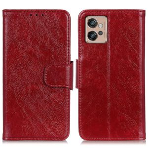 For Motorola Moto G32 Nappa Texture Leather Phone Case(Red) (OEM)
