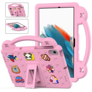 Handle Kickstand Children EVA Shockproof Tablet Case For Samsung Galaxy Tab A8 10.5 2022/2021 / Lenovo Tab M10 Plus 3rd Gen TB125FU 2022 10.6 inch / Huawei MatePad Pro 2021/2019 / Nokia T20 10.36 2021(Pink) (OEM)