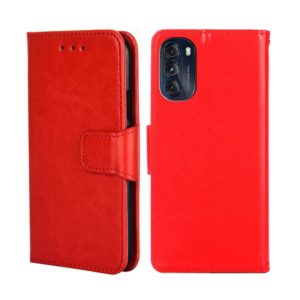 For Motorola Moto G 5G 2022 Crystal Texture Leather Phone Case(Red) (OEM)