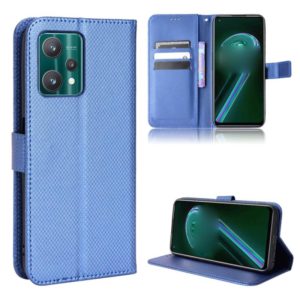 For OnePlus Nord CE 2 Lite 5G / OPPO Realme 9 Pro / 9 5G Diamond Texture Leather Phone Case(Blue) (OEM)