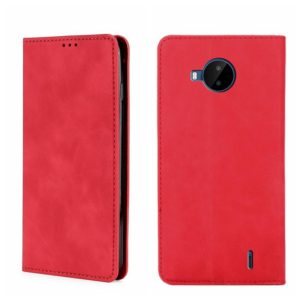 For Nokia C20 Plus Skin Feel Magnetic Horizontal Flip Leather Phone Case(Red) (OEM)