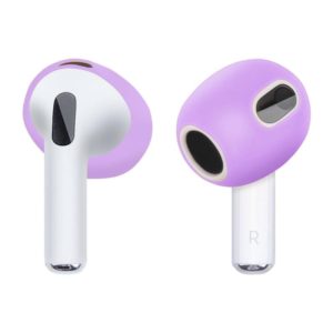 Ear Cap Silicone Protective Case for AirPods 3(Light Purple) (OEM)