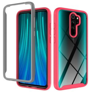 For Xiaomi Redmi Note 8 Pro Starry Sky Solid Color Series Shockproof PC + TPU Protective Case(Red) (OEM)