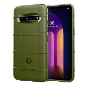 For LG V60 ThinQ Full Coverage Shockproof TPU Case(Army Green) (OEM)