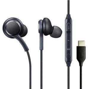 115 Type-C Digital Chip Wire-controlled Headphones For Samsung Note 10 (Black) (OEM)