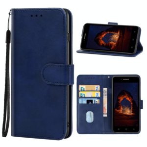 For Tecno P12 Leather Phone Case(Blue) (OEM)