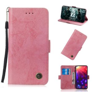 Multifunctional Horizontal Flip Retro Leather Case with Card Slot & Holder for Huawei P30(Pink) (OEM)
