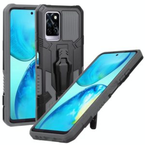 For Infinix Note 10 Pro Armor Warrior Shockproof PC + TPU Phone Case(Grey) (OEM)