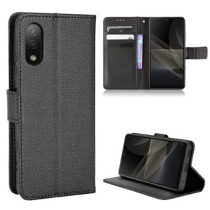 For Sony Xperia ACE II / SO-41B Diamond Texture Leather Phone Case(Black) (OEM)