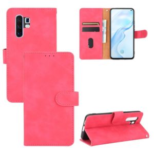 For Vivo X30 Pro Solid Color Skin Feel Magnetic Buckle Horizontal Flip Calf Texture PU Leather Case with Holder & Card Slots & Wallet(Rose Red) (OEM)