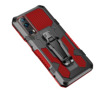 For vivo Y72 5G Armor Warrior Shockproof PC + TPU Protective Case(Red) (OEM)