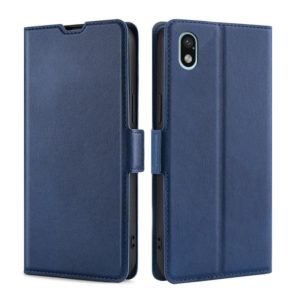 For Sony Xperia ACE III Ultra-thin Voltage Side Buckle Flip Leather Case(Blue) (OEM)