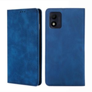 For Alcatel 1B 2022 Skin Feel Magnetic Horizontal Flip Leather Phone Case(Blue) (OEM)