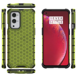 For OnePlus 9 Pro Shockproof Honeycomb PC + TPU Case(Green) (OEM)