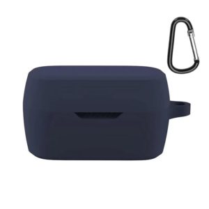 Wireless Earphone Silicone Protective Case with Hook for JBL T280TWS X(Midnight Blue) (OEM)