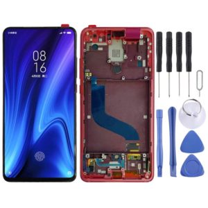 Original AMOLED LCD Screen for Xiaomi 9T Pro / Redmi K20 Pro / Redmi K20 Digitizer Full Assembly with Frame(Red) (OEM)