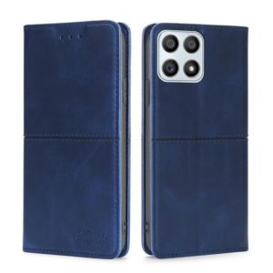 For Honor X30i Cow Texture Magnetic Horizontal Flip Leather Phone Case(Blue) (OEM)