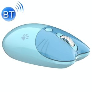 M3 3 Keys Cute Silent Laptop Wireless Mouse, Spec: Bluetooth Wireless Version (Blue) (OEM)