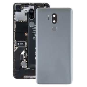 Battery Back Cover with Camera Lens & Fingerprint Sensor for LG G7 ThinQ / G710 / G710EM / G710PM / G710VMP(Silver) (OEM)