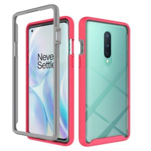 For OnePlus 8 Starry Sky Solid Color Series Shockproof PC + TPU Protective Case(Red) (OEM)