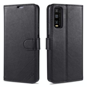 For Vivo Y70s / Y51s AZNS Sheepskin Texture Horizontal Flip Leather Case with Holder & Card Slots & Wallet(Black) (AZNS) (OEM)