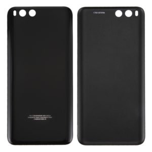 For Xiaomi Mi 6 Glass Battery Back Cover(Black) (OEM)