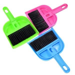 3 Set Pet Toilet Sweeper Pet Dustpan And Small Broom For Cats And Dogs Random Color Deilvery (OEM)