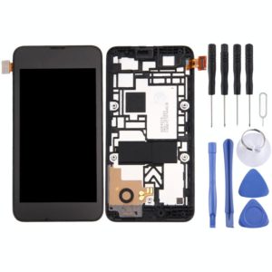 LCD Display + Touch Panel with Frame for Nokia Lumia 530 (Black) (OEM)