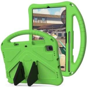 For Galaxy Tab S6 Lite P610/P615 EVA Flat Anti Falling Protective Case Shell with Holder(Green) (OEM)