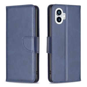 For Nothing Phone 1 Lambskin Texture Leather Phone Case(Blue) (OEM)